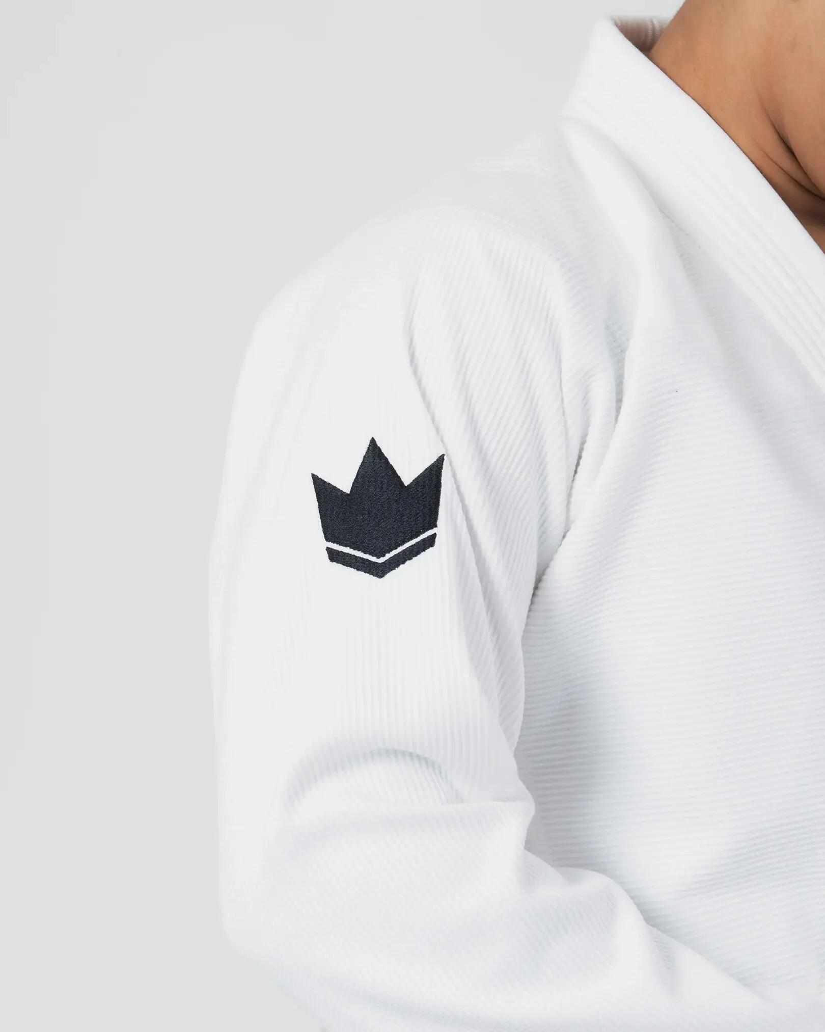 Kimono de jiu-jitsu brésilien blanc 400 g coton perle The ONE V2 Kingz 9/9