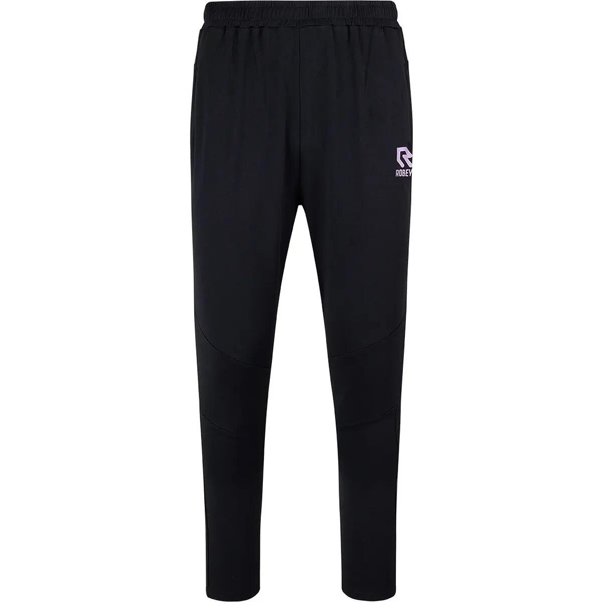 Herren, fußball, trainingshose, slim, playmaker, schwarz/lila 2/5