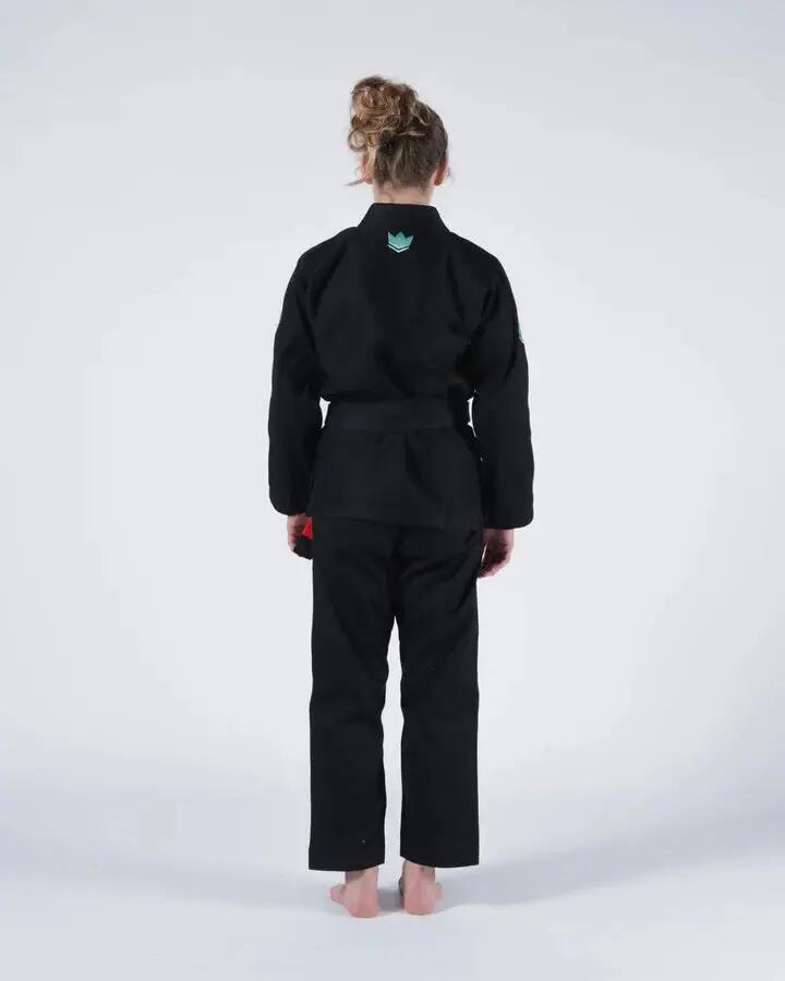 Kimono de jiu-jitsu brésilien femme noir 450 g Classic 3.0 Kingz 2/5