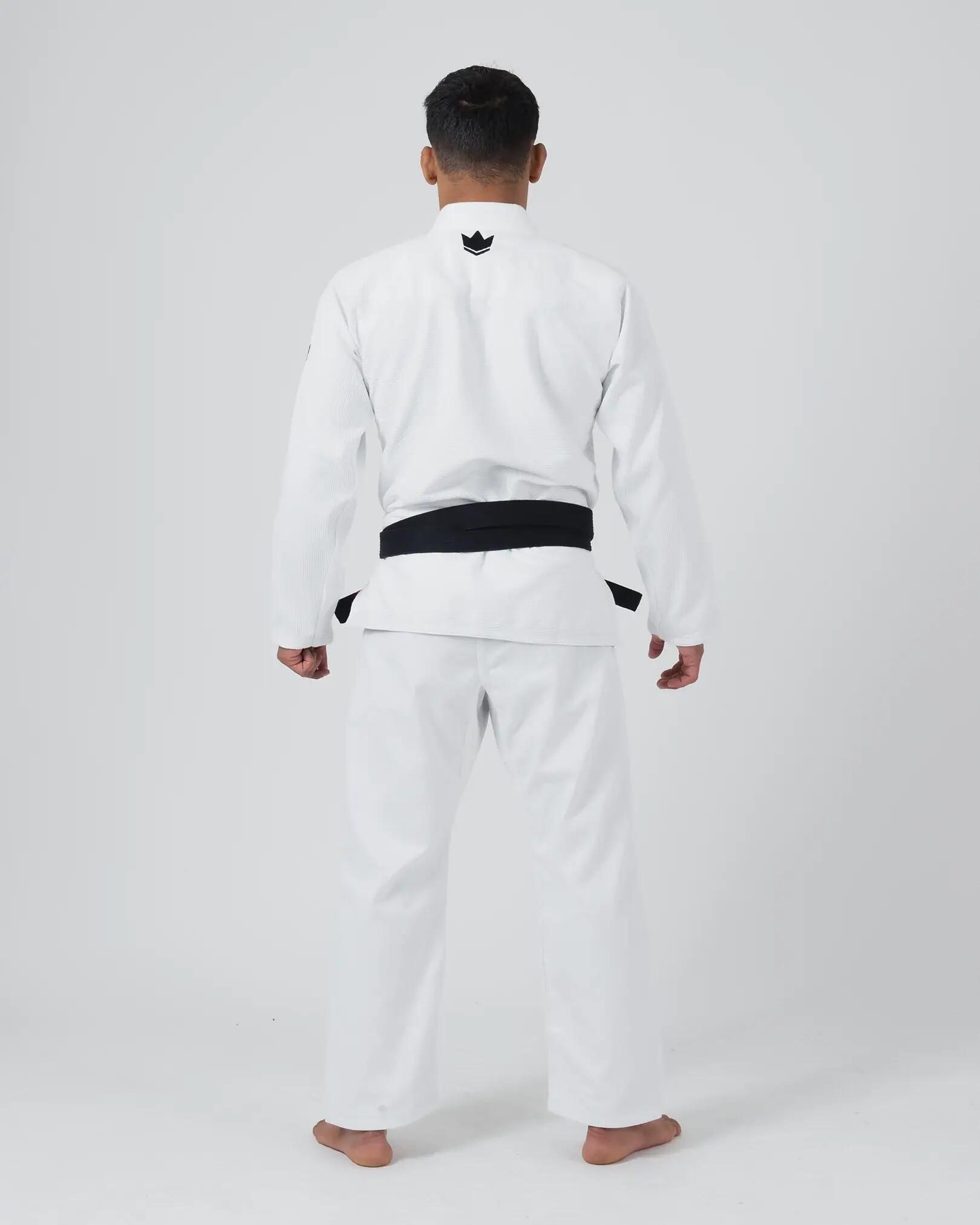 Kimono de jiu-jitsu brésilien blanc 400 g coton perle The ONE V2 Kingz 6/9