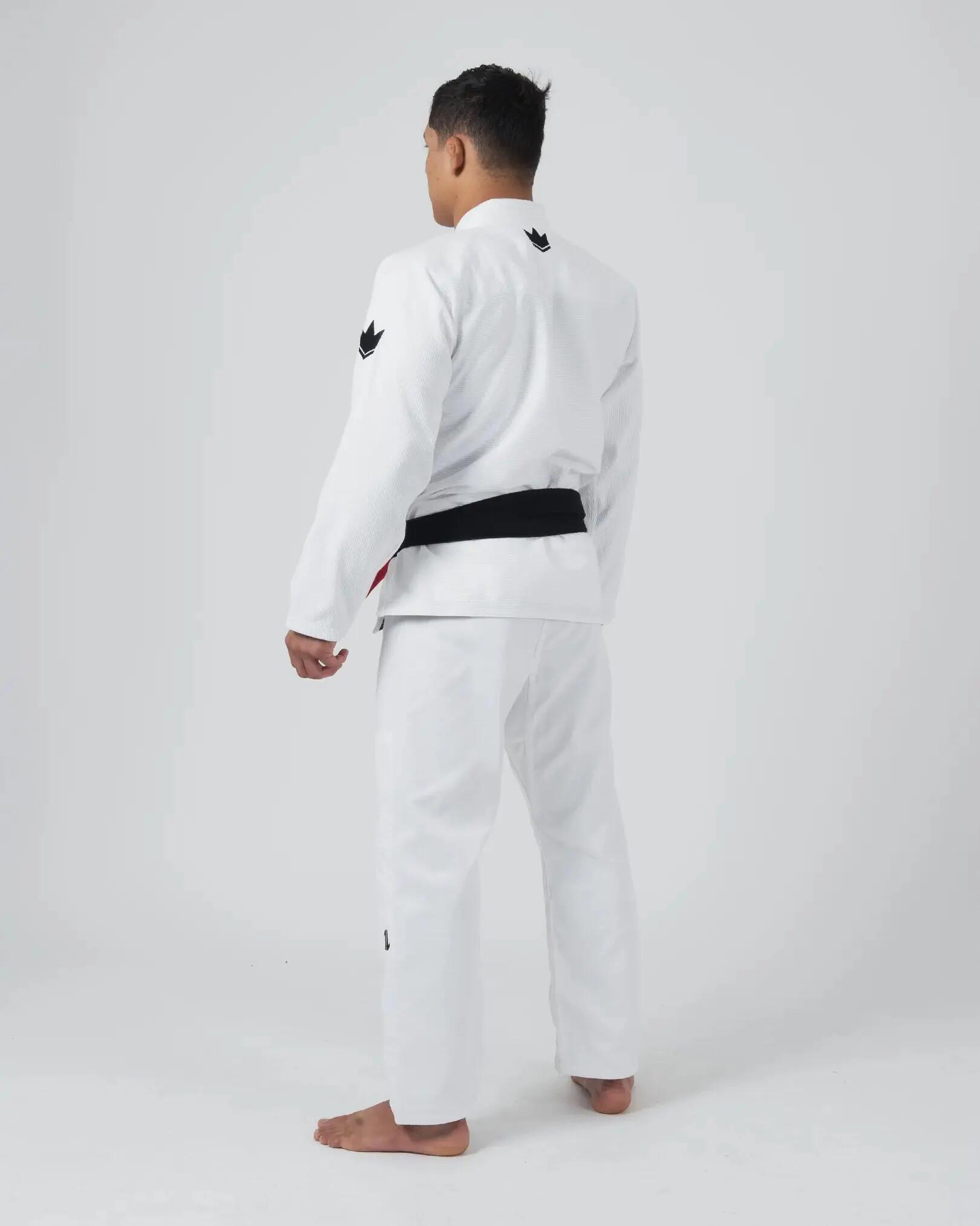 Kimono de jiu-jitsu brésilien blanc 400 g coton perle The ONE V2 Kingz 5/9