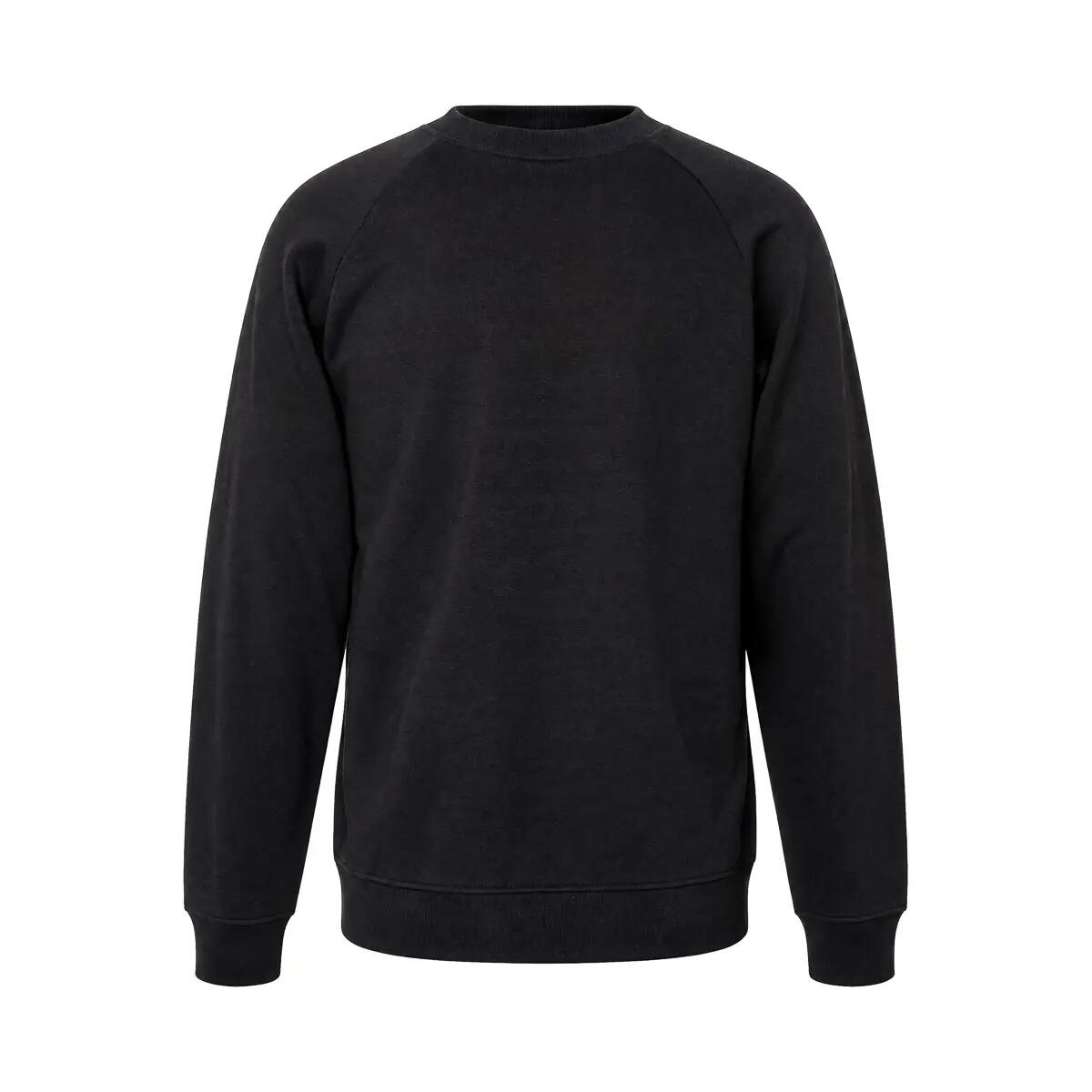 Sudadera - Hombre - Algodón, cuello redondo - Vauke - Negro 2/2