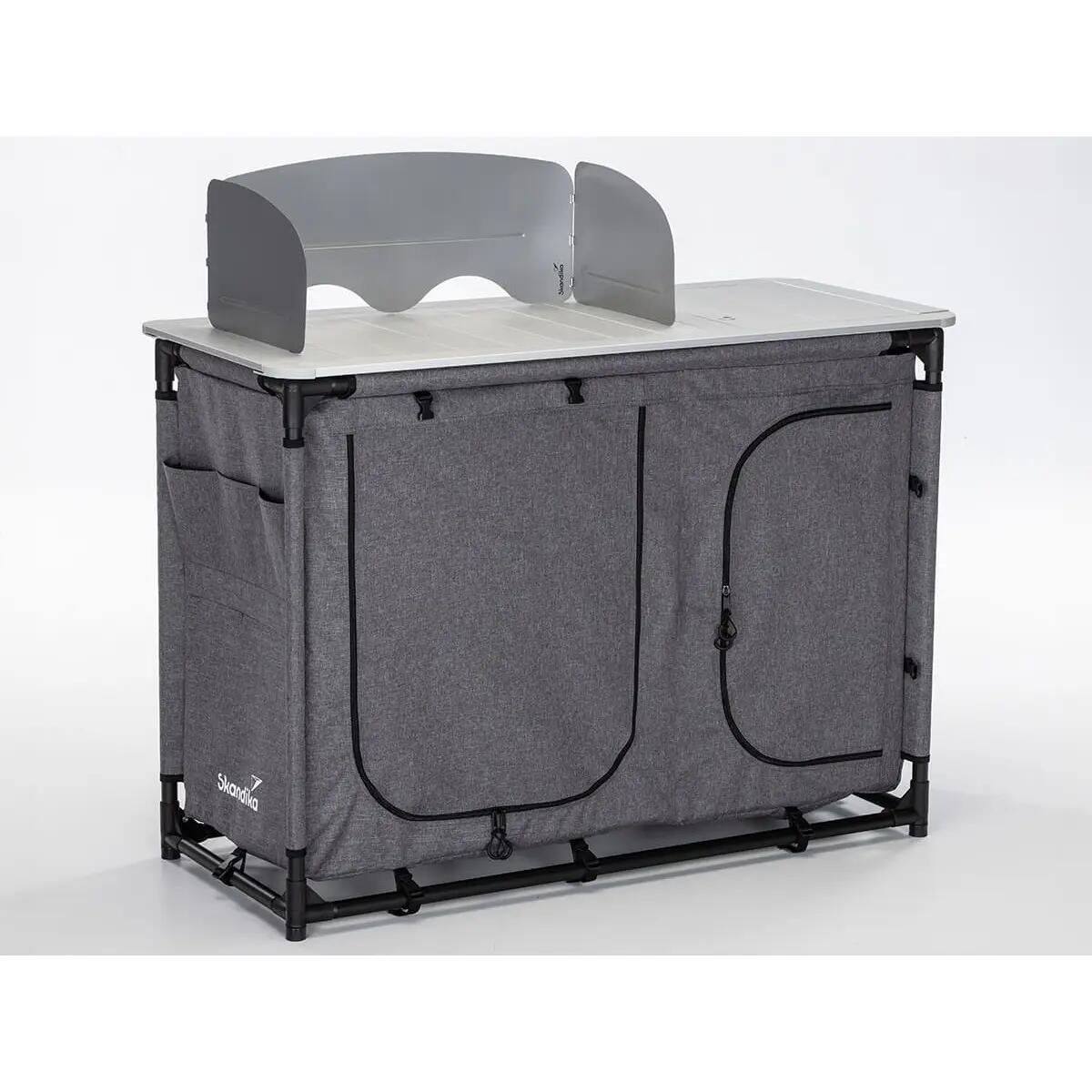 Meuble de cuisine camping - Ruoka - Armoire pliable avec structure alu - Évier 7/15