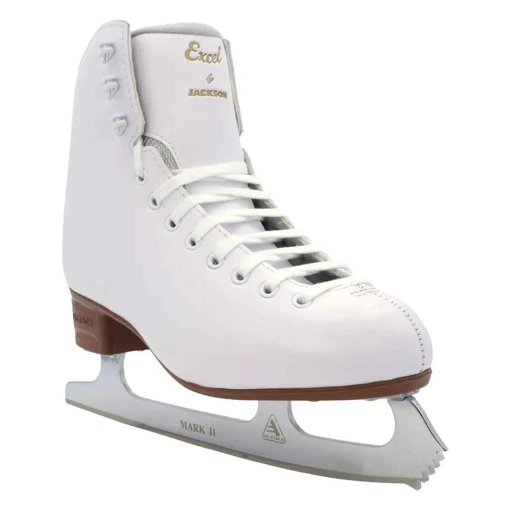 CCM JA1290 Senior Jackson Excel Women White patins de patinagem artística 8/9