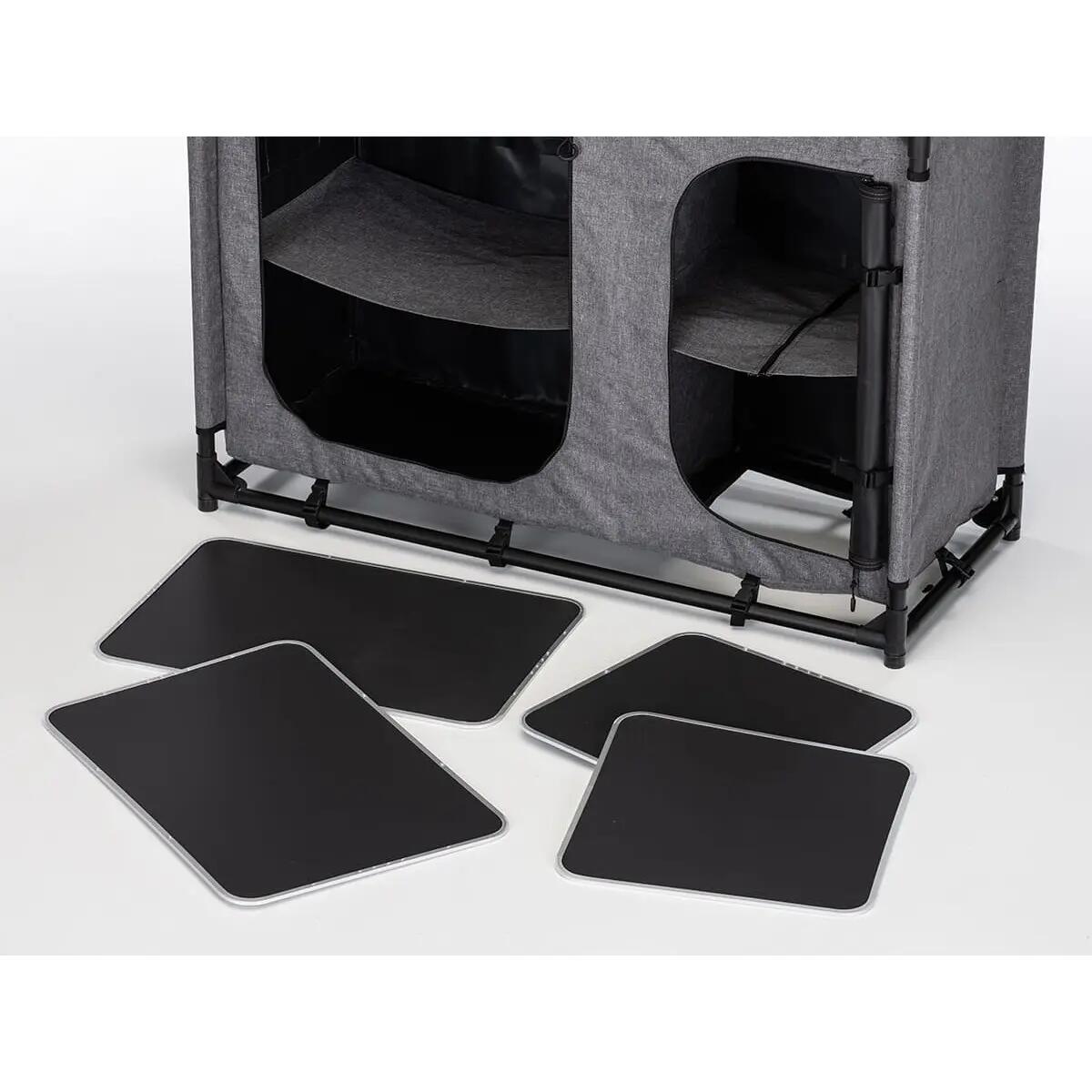 Meuble de cuisine camping - Ruoka - Armoire pliable avec structure alu - Évier 10/15