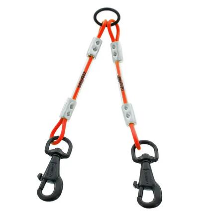 Accessoire de laisse pour chien 2 mousquetons Canihunt Xtreme 2
