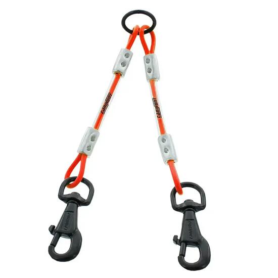 Accessoire de laisse pour chien 2 mousquetons Canihunt Xtreme 2