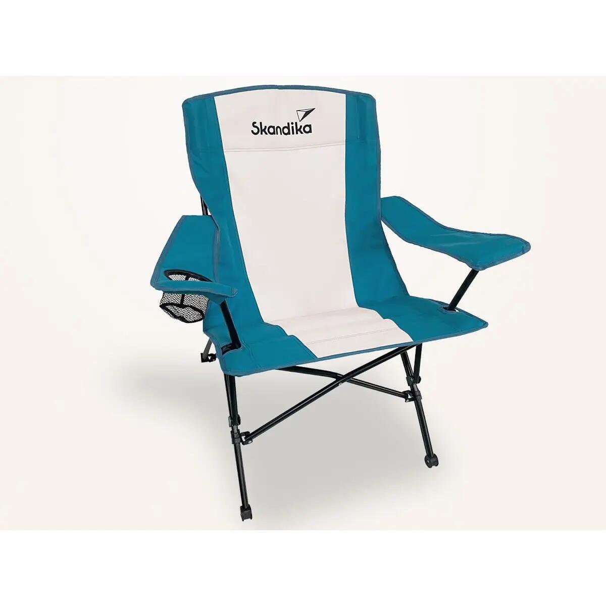 Gebraucht - Campingstuhl Kolari - Faltstuhl Klappstuhl Getränkehalter 136 kg 2/10