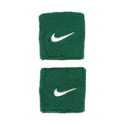 Frotki tenisowe Nike Swoosh Wristbands zielone