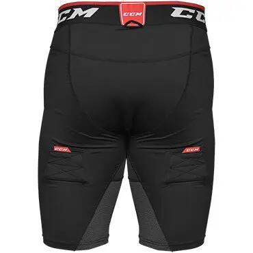 CCM Compression Shorts With Jock 3/4