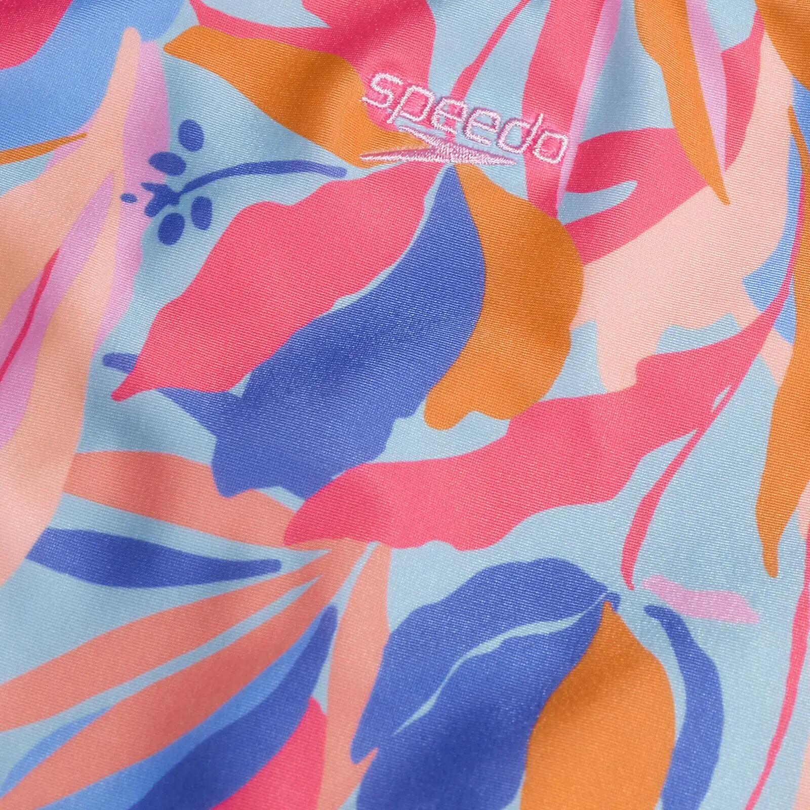 Badeanzug, Mädchen Speedo Printed Twinstrap 3/4