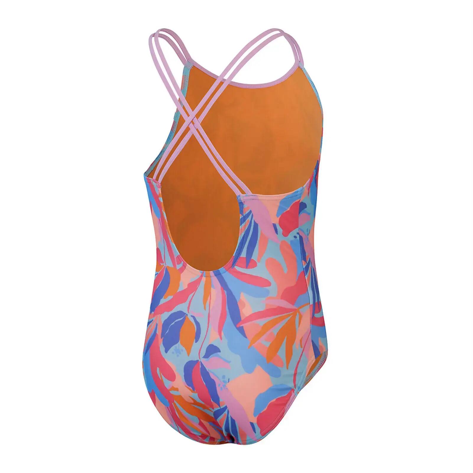 Badeanzug, Mädchen Speedo Printed Twinstrap 2/4