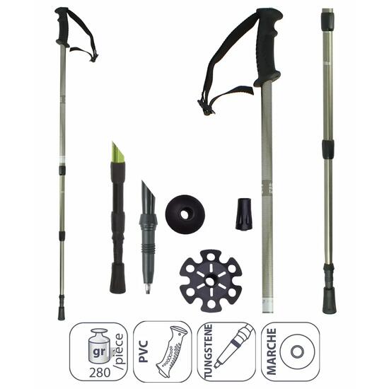 Bâton de randonnée aluminium Élémenterre Strollers