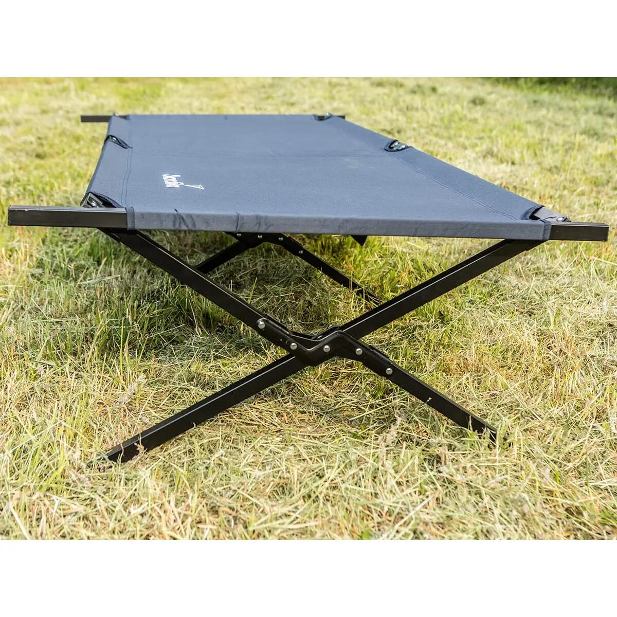 Seconde vie - Lit de Camp Mutenia - lit d'appoint xxl Camping Pliant - 210x75 cm 8/9