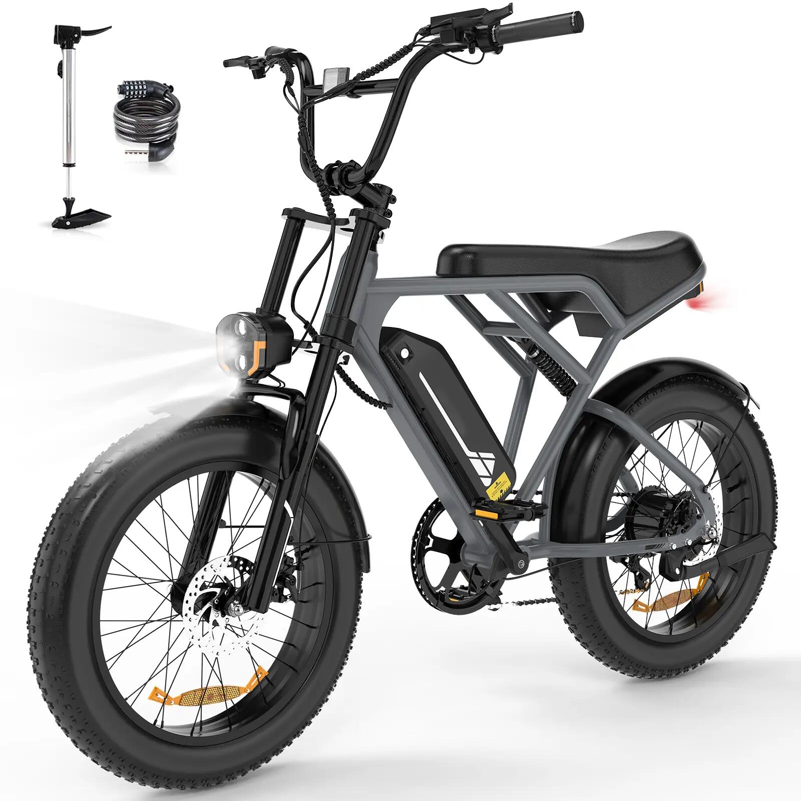 HITWAY Elektrický fatbike 20x4.0, vyjímatelná baterie 36V 12Ah