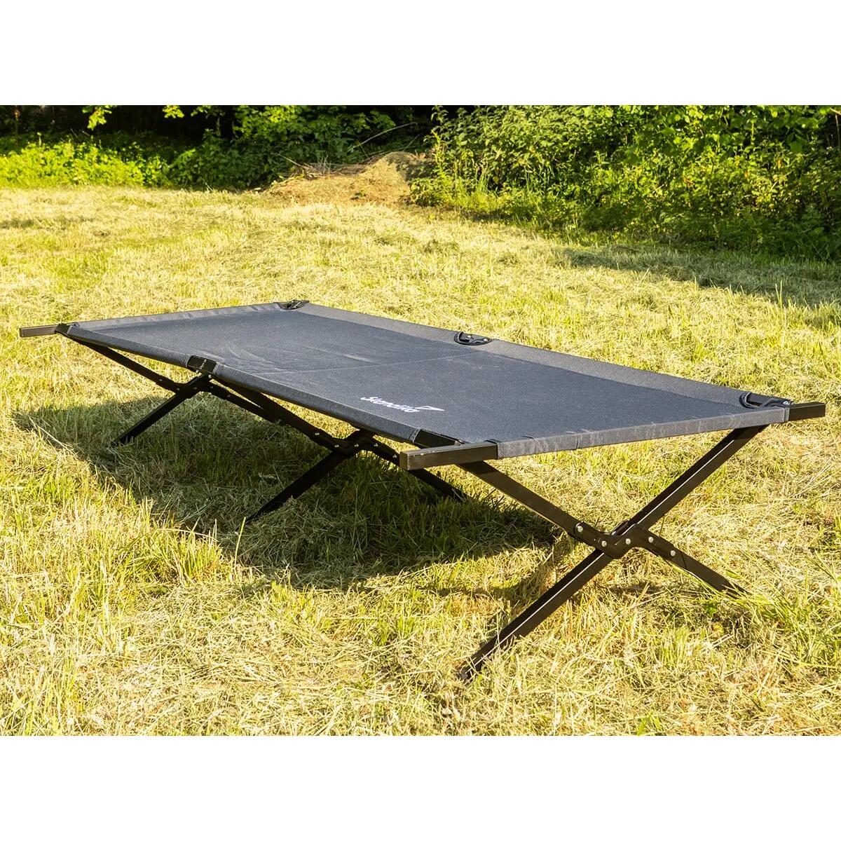 Seconde vie - Lit de Camp Mutenia - lit d'appoint xxl Camping Pliant - 210x75 cm 5/9