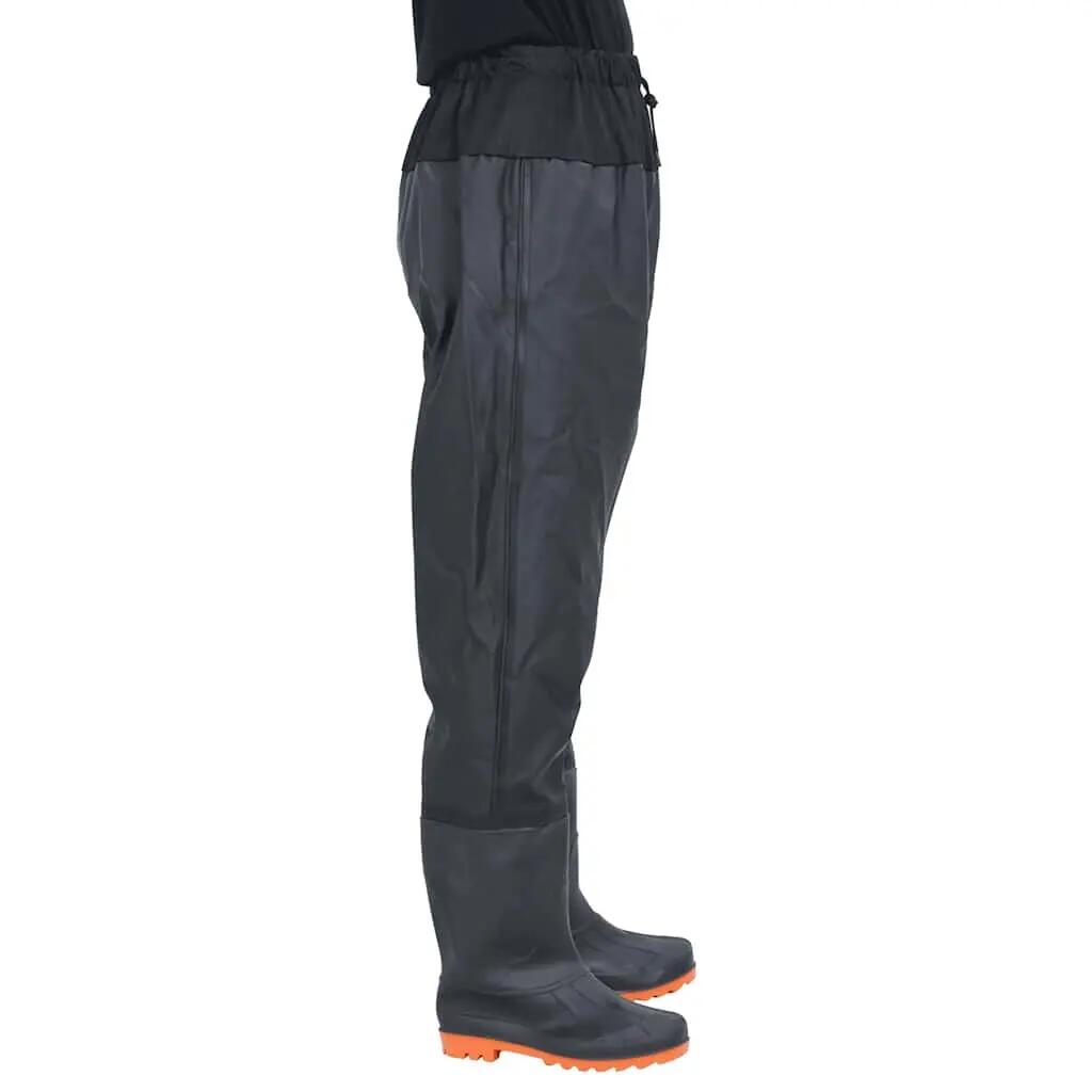 Vidaxl wading avec bottes taille 44 noir 2/2