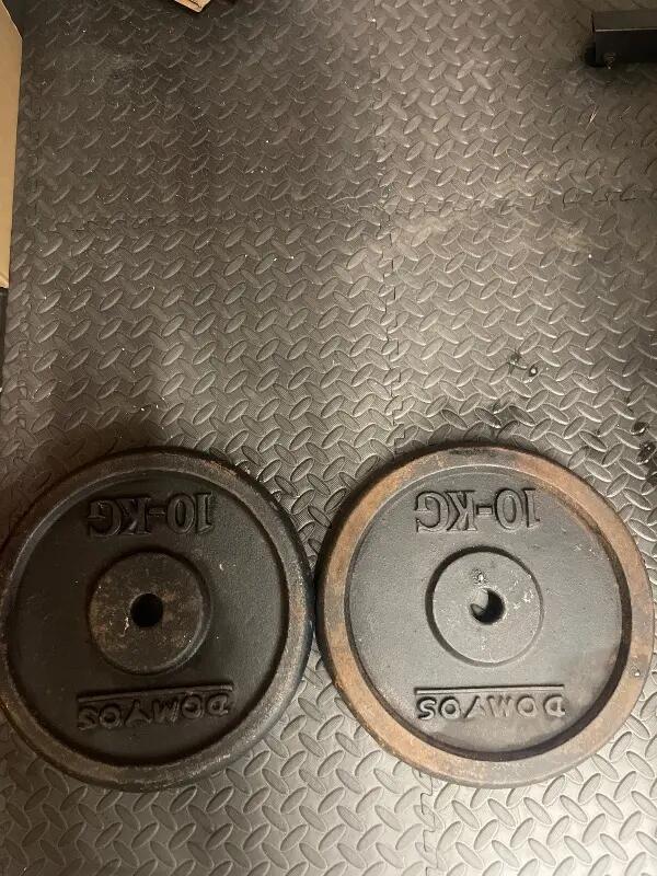 Entre Particuliers - Poids Domyos 2x10 Kg 3/4