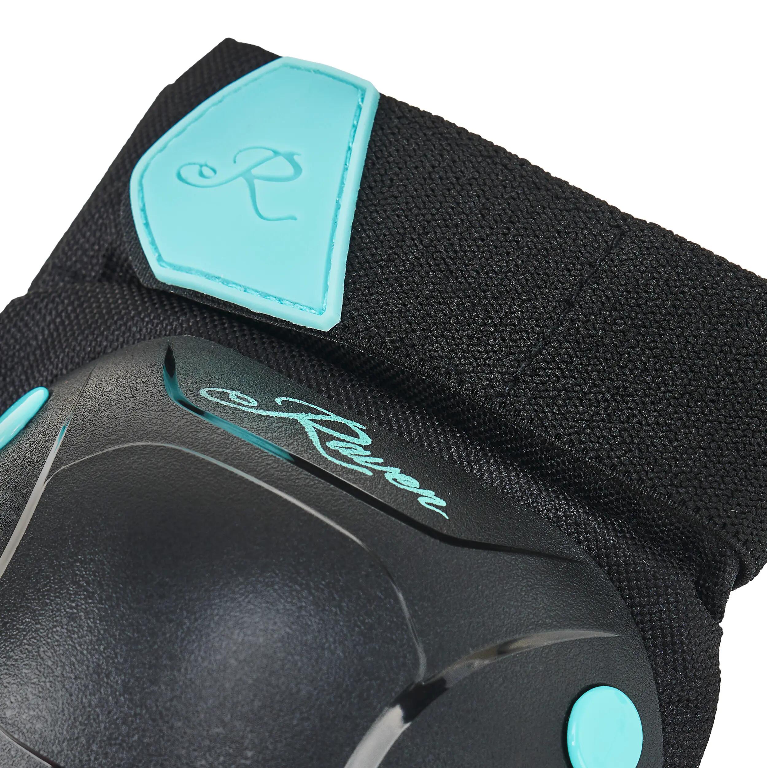 Protezioni per pattini in linea e a rotelle Dexard Nero/Menta 4/7