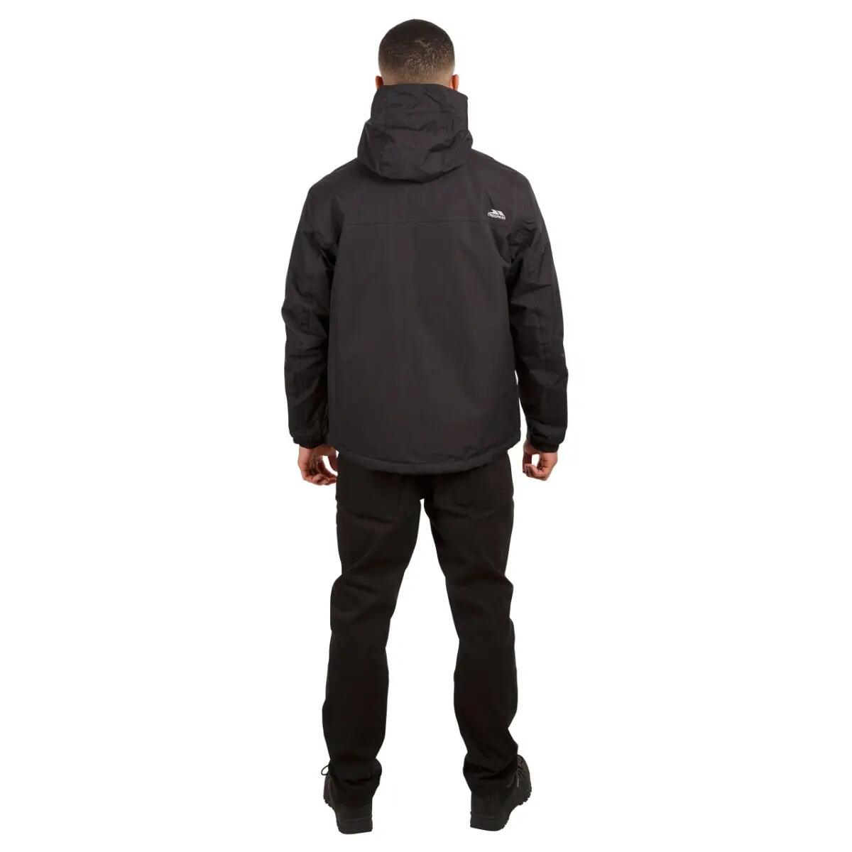 Trespass Donelly – Herren Regenjacke, Schwarz 5/5