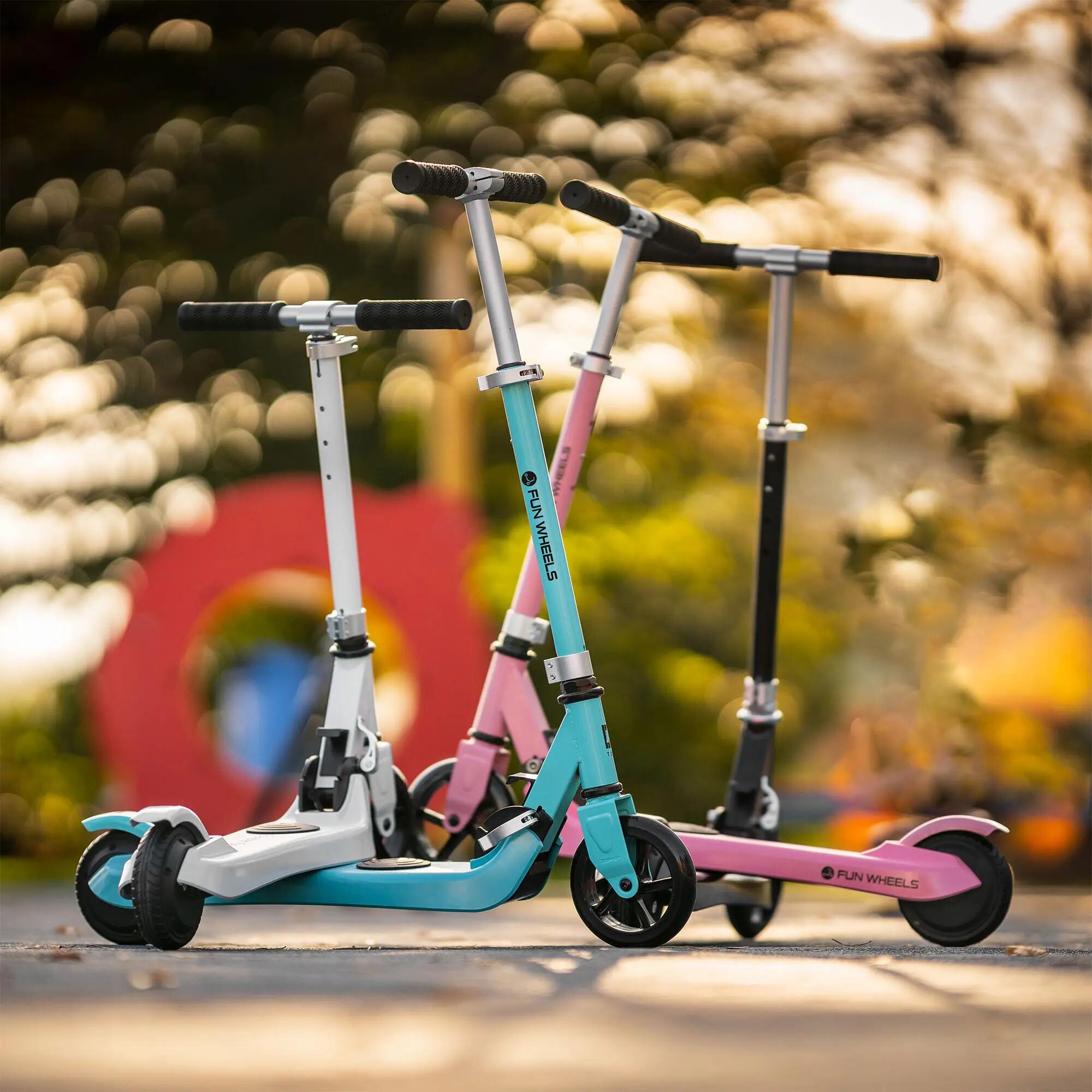 Hulajnoga elektryczna dla dzieci 12km/h 50kg Rebel składana lekka IPX4 6/7