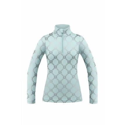 Sous-couche - Sportswear - Femme - Stretch, monogramme - Bleu