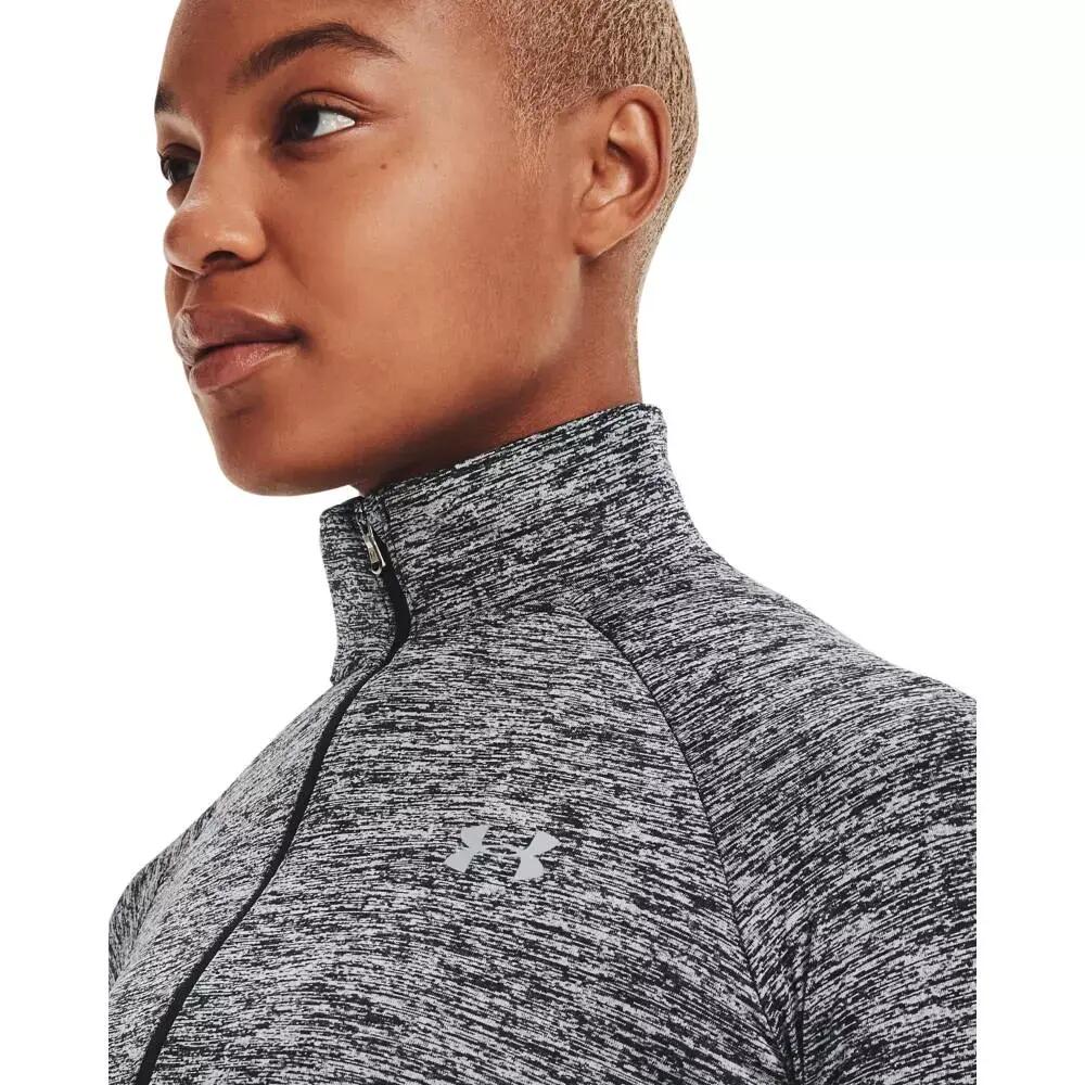 Under Armour W Tech Twist ½ Zip Damen Zip-Top Schwarz 5/7