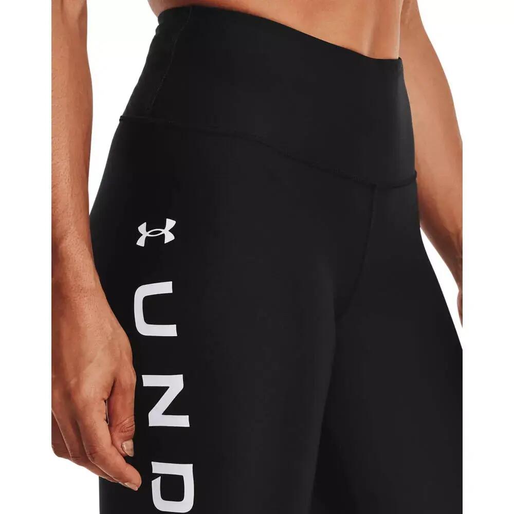 Leggings de la marca Under armour HG No-Slip para mujer en color negro. 5/7