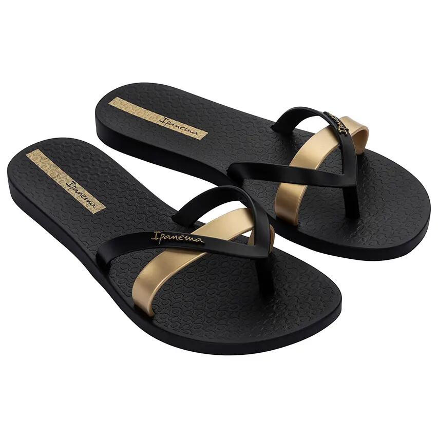 Dames Teenslippers Kirei Zwart 3/8