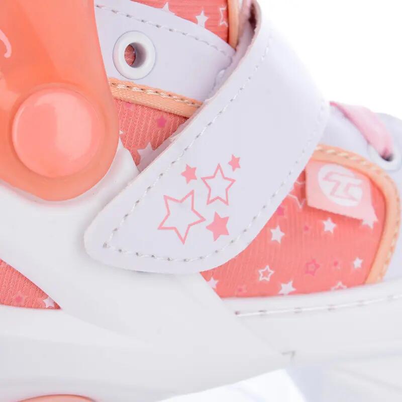 Tempish RS Ton Girl Verstellbare Schlittschuhe Kinder - Weiß - 30-33 13/15