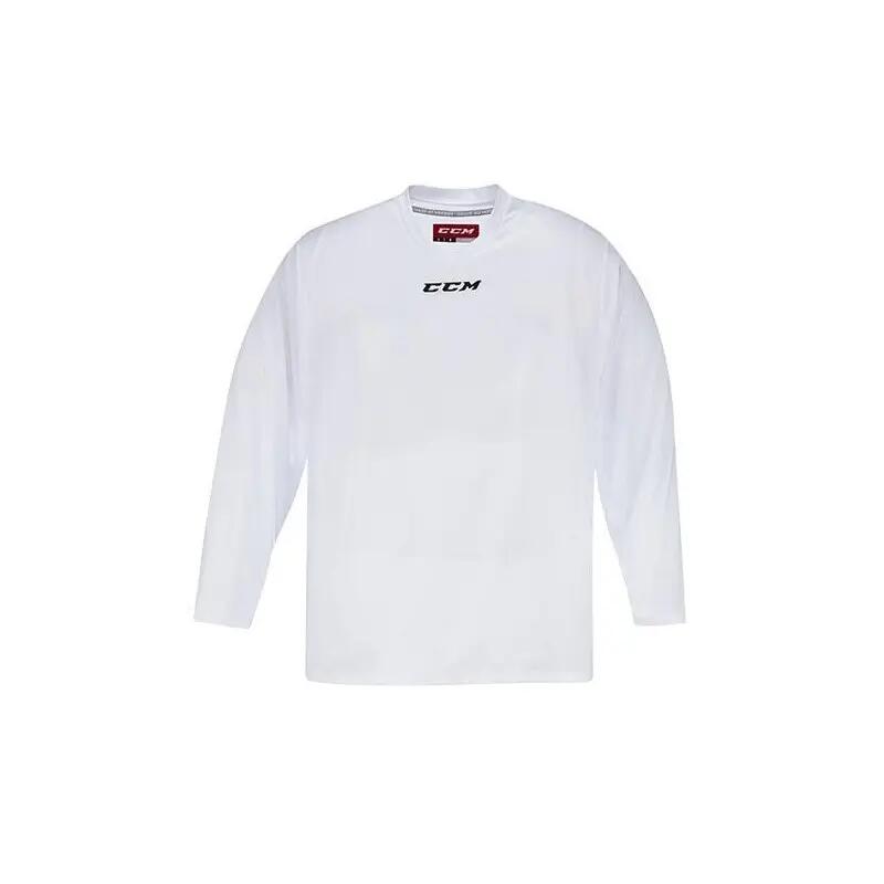 CCM 5000 Junior camiseta de práctica de hockey blanca para niños 2/2