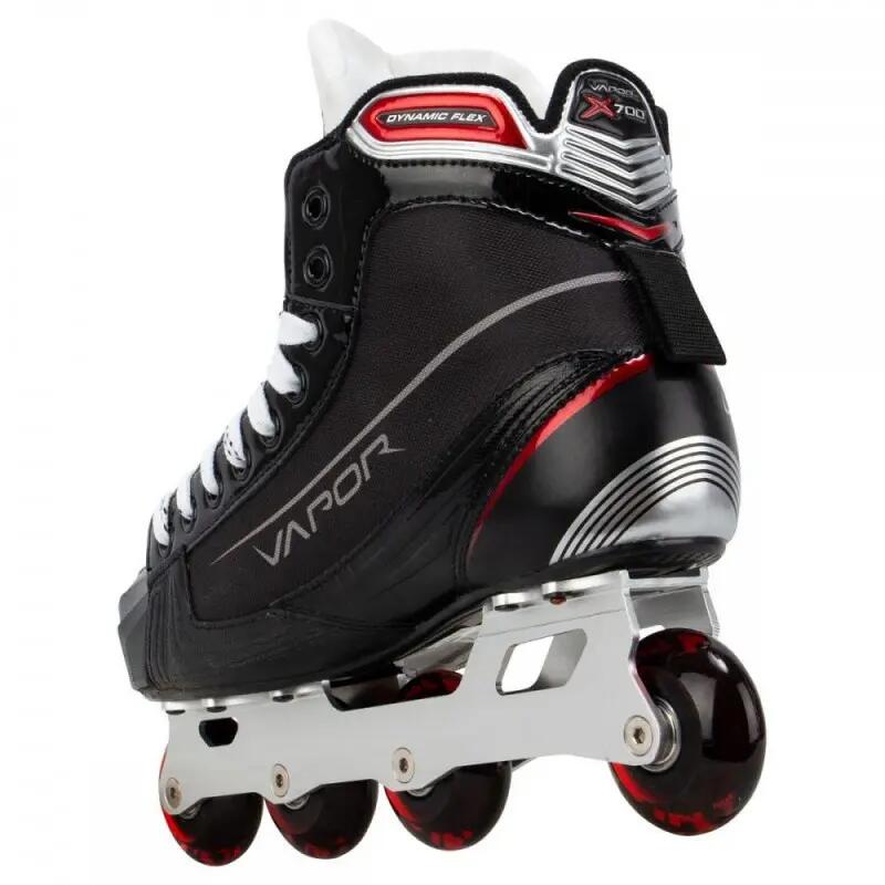 BAUER RH X700 Senior patins de guarda-redes em linha 9.0 D Preto/vermelho adulto 4/5