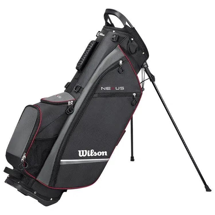 Nexus stand bag black grey red