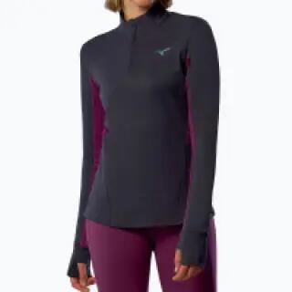 Maglia da running con mezza zip Mizuno Active da donna