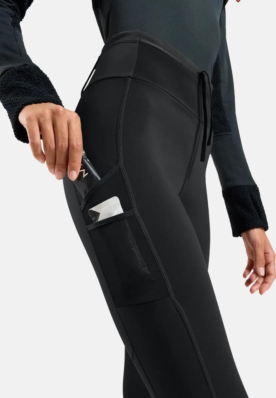 Odlo X-Alp Cargo Winter Laufstrumpfhose, schwarz, für Damen 4/7