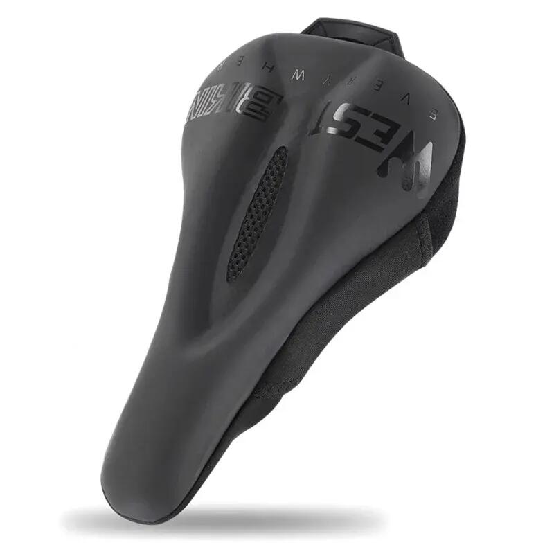 Saddle bike silicone thick shock-absorbing