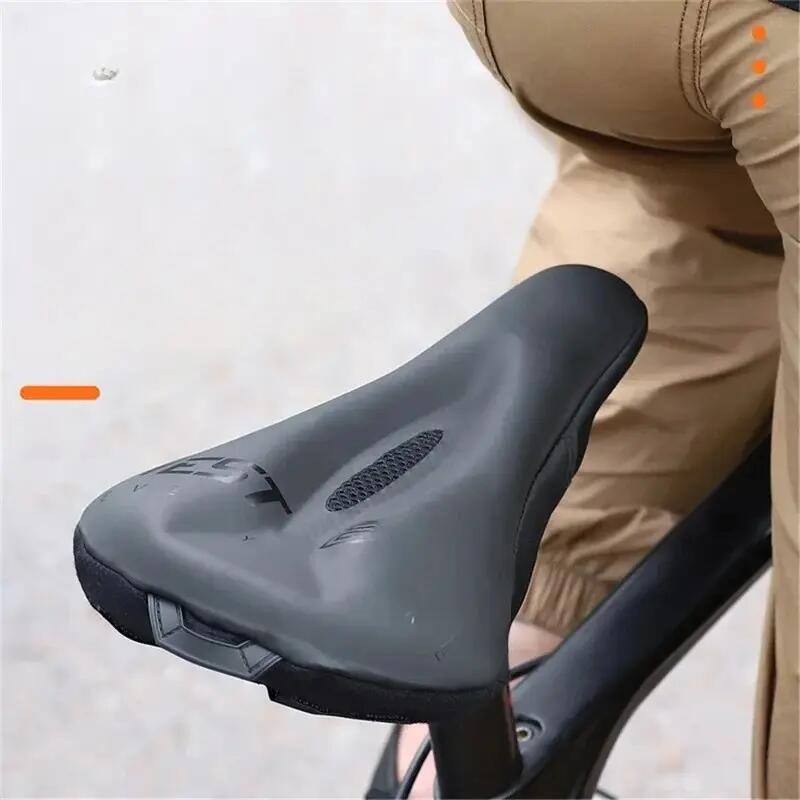 Zadel fiets silicone dik schokabsorberend 7/7
