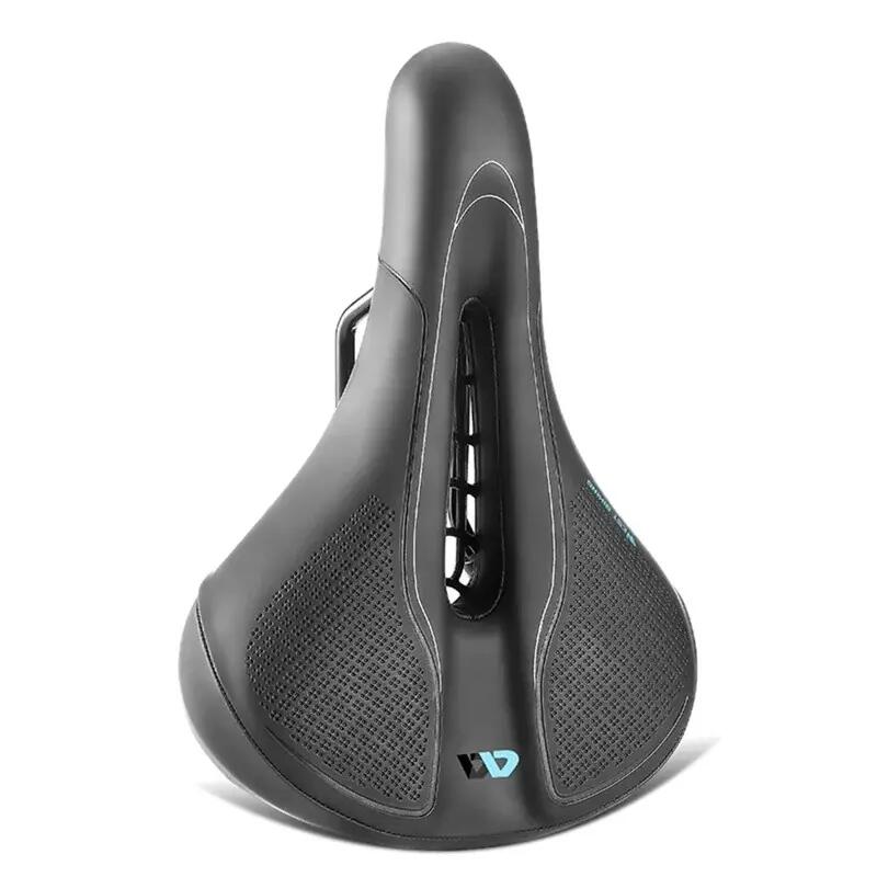 Saddle bike leather sponge hollow breathable