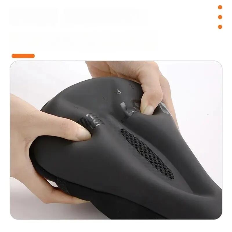 Zadel fiets silicone dik schokabsorberend 3/7