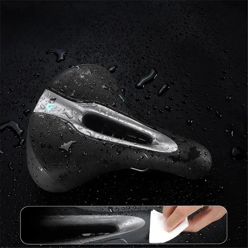 Selle de vélo creux à absorption des chocs 2/7