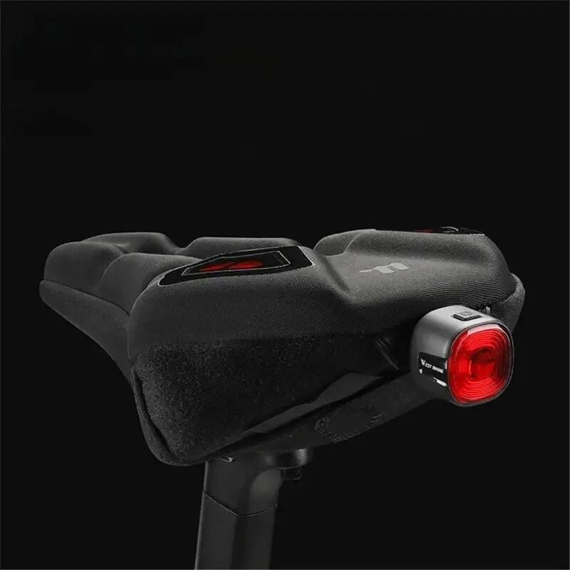 Housse de selle de vélo en mousse à mémoire de forme et silicone 3/7