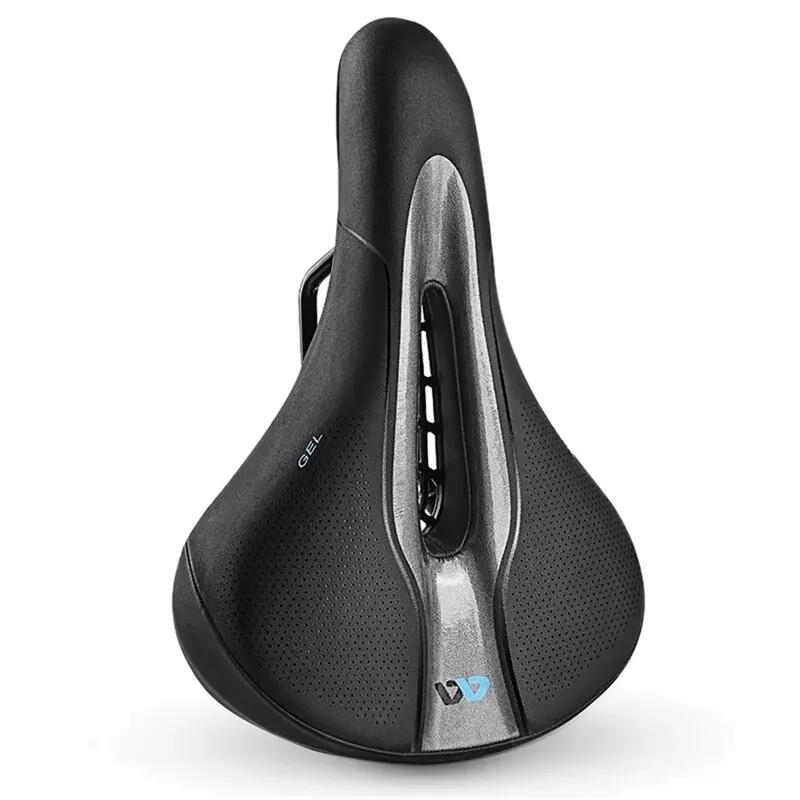 Saddle bike hollow shock-absorbing