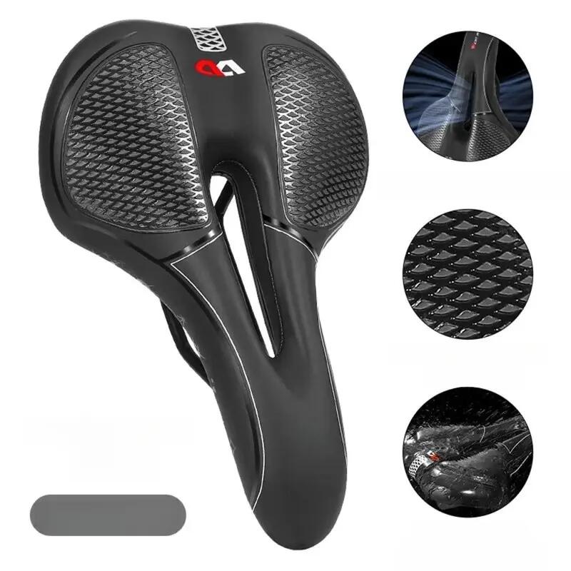 Saddle bike anti-shock breathable for MTB road 2/7