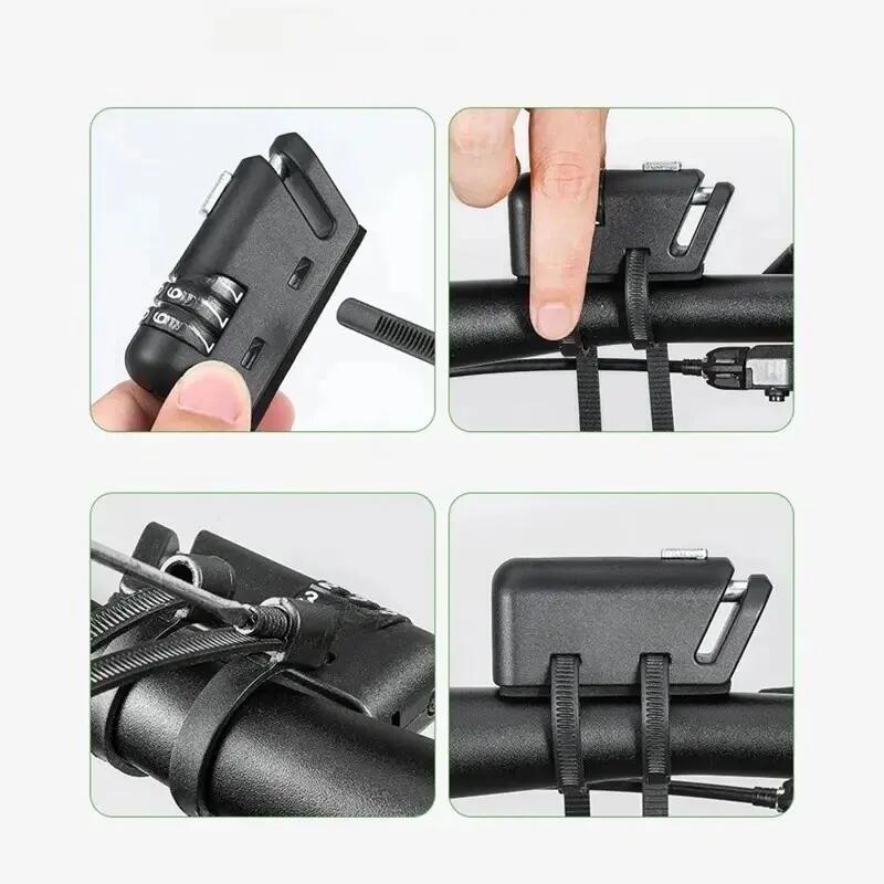 Anti-theft cable for helmet stroller luggage 7/7