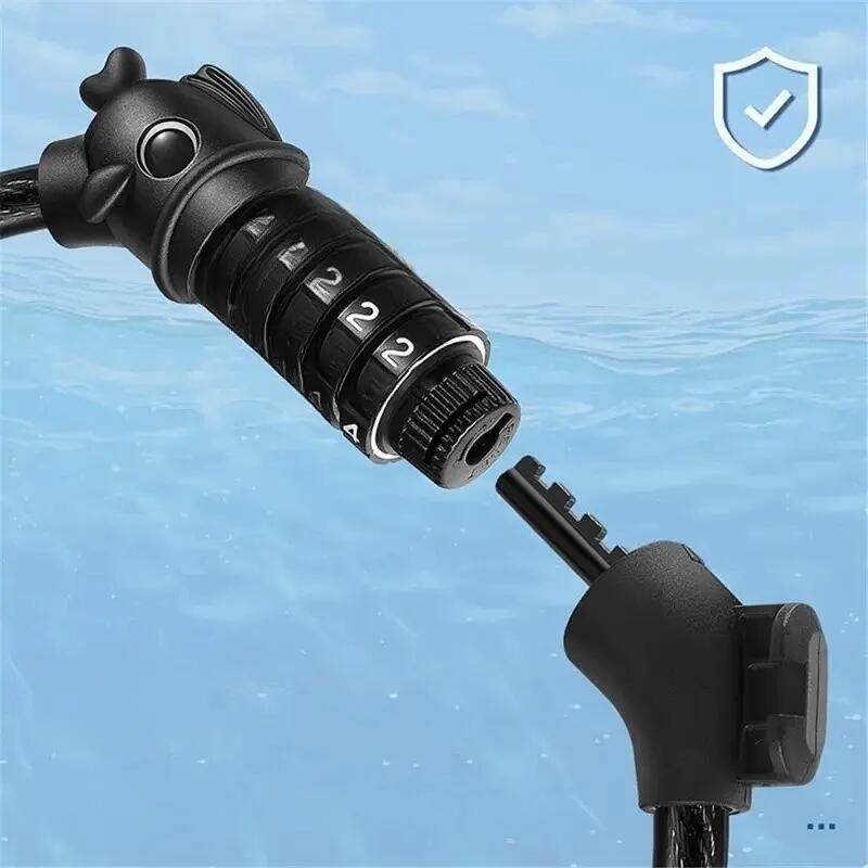 Câble antivol pour vélo avec combinaison pour vélo de route et VTT 6/7