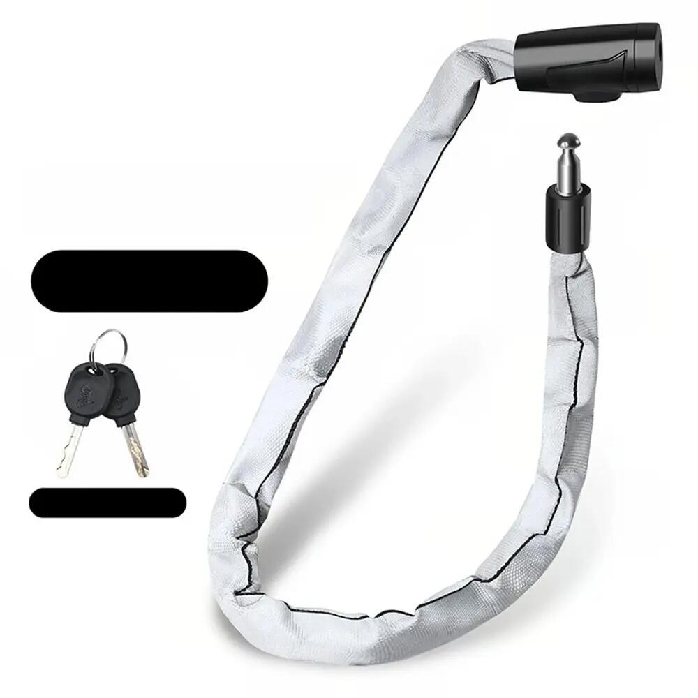 Fahrradschloss Kette reflektierend tragbar Schlüssel 4/7