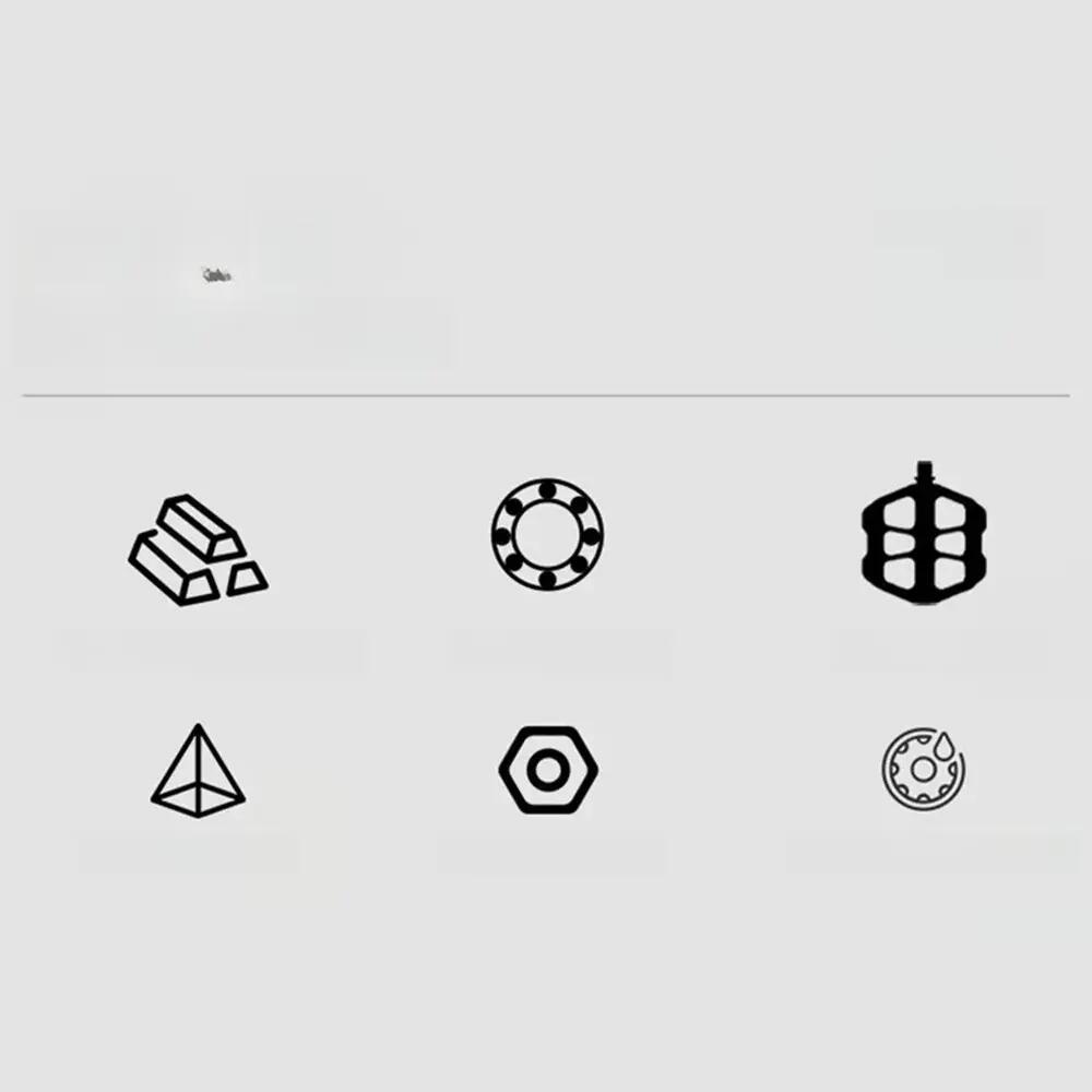 Par pedales bicicleta aluminio con rodamientos para MTB 3/7