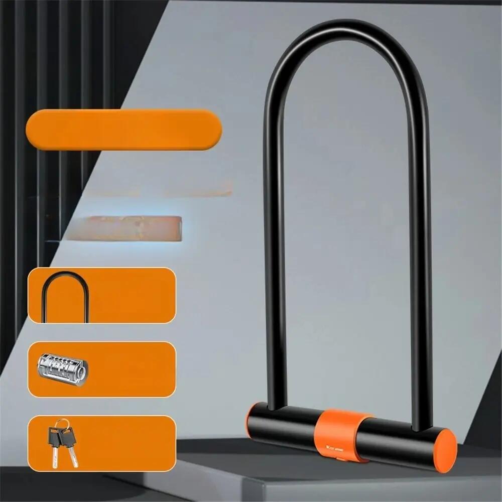 Slangslot U waterdicht kabel houder sleutels voor fiets motor 2/7