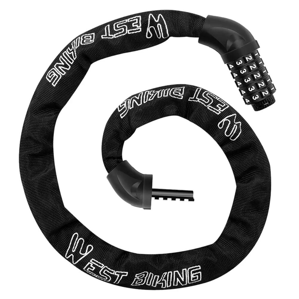 Lock bike chain combination for MTB road
