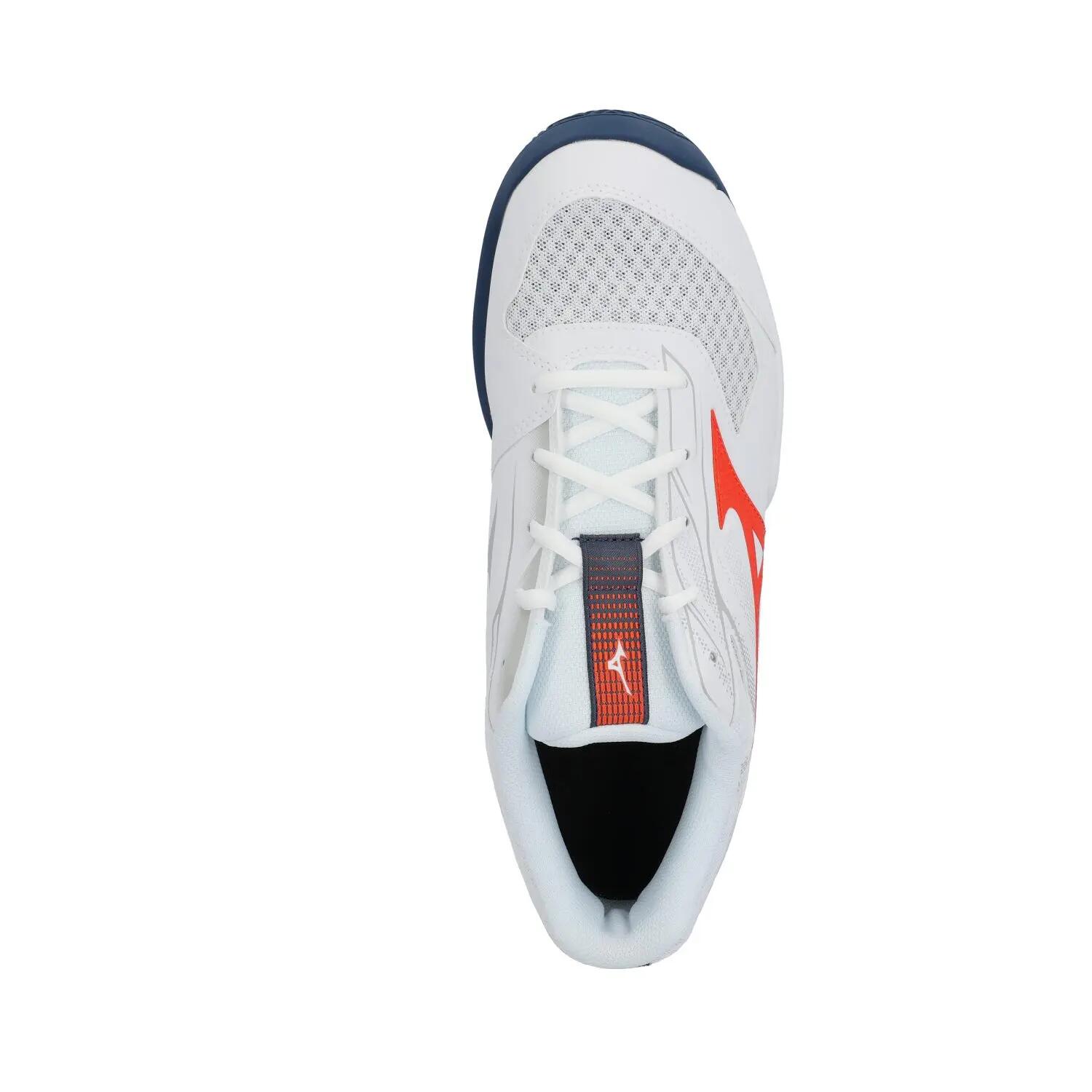 Mizuno Break Shot 5 Clay Court Blanc/orange/bleu 61gc2525 5/6